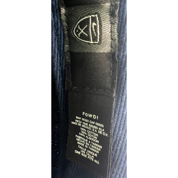 Nike Buick Tiger Woods Golf Hat Adjustable Navy Blue White Swoosh Sportwear - Picture 6 of 6